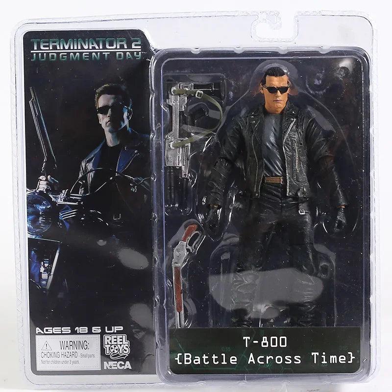 NECA Terminator 2: Judgment Day T-800 Arnold Schwarzenegger PVC Action Figure Collectible Model Toy 7" 18cm - NTKSTORE