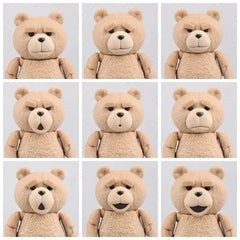 Anime Ted 2 Figure Bjd Ted Teddy Bear Action Figure Amazing Yamaguchi Revoltech No.006 Teddy Brick Figure Movie Model Doll Toys - NTKSTORE