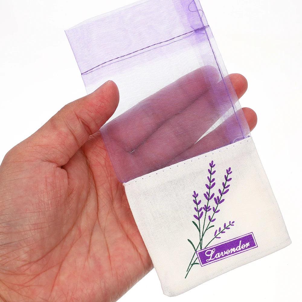 30pcs Empty Sachets Bag Flower Printing Lavender Fragrance Sachet Bags for Dry Flowers Storage Fragrance Lavender Sachet Bag - NTKSTORE