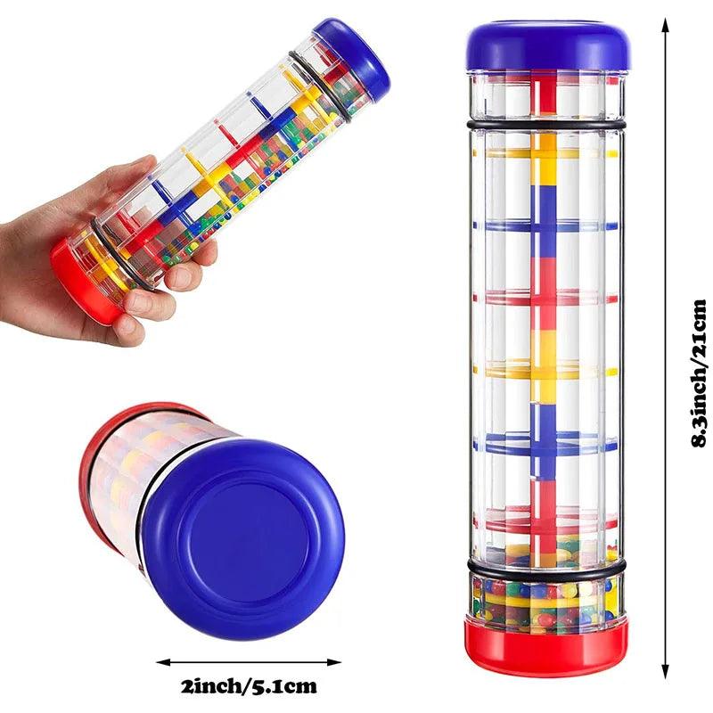 Rainmaker Baby Toy Rain Stick Musical Toys For Babies 1 2 3 Year Hand Shaker Rattles Toy Educational Instrument Toy For Children - NTKSTORE