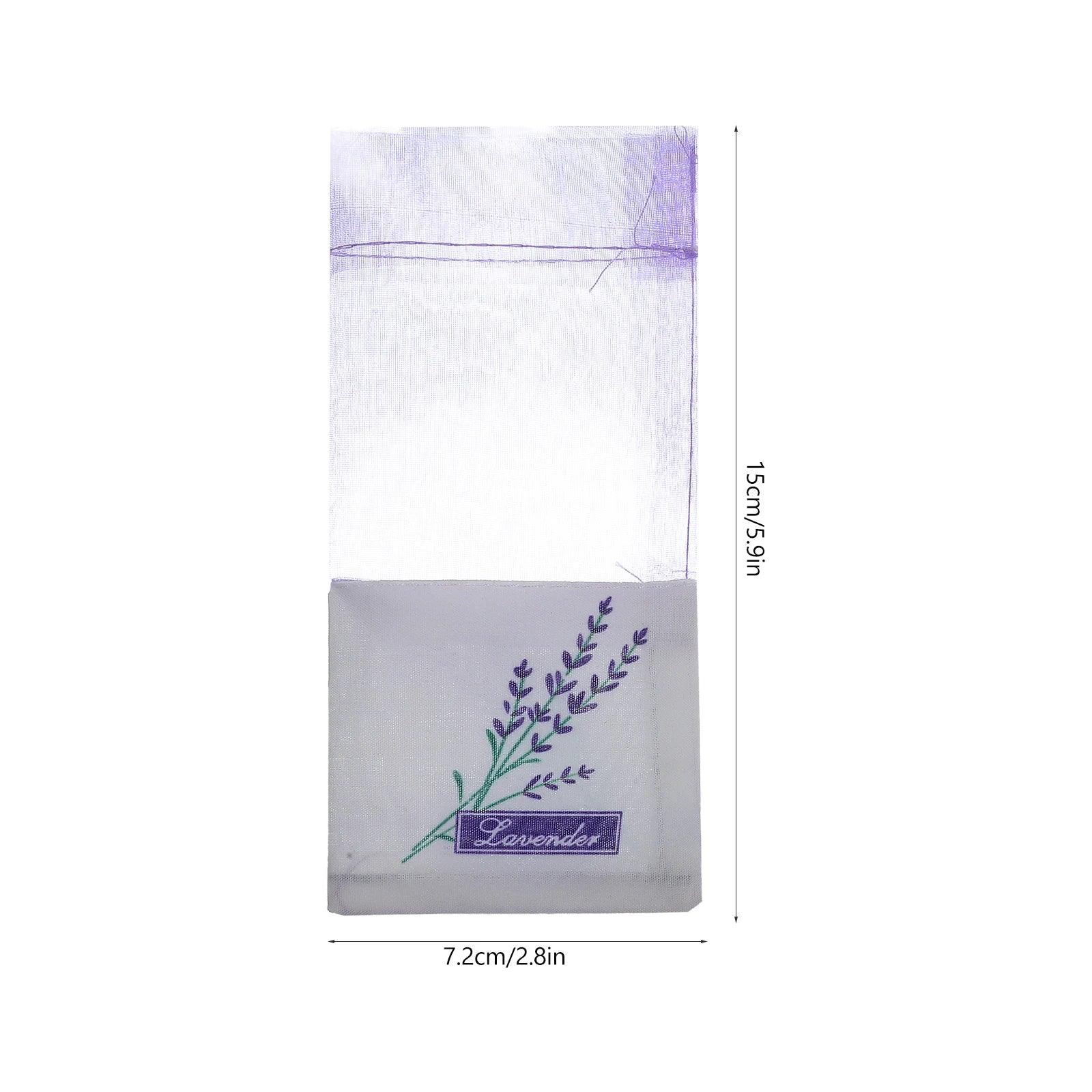 30pcs Empty Sachets Bag Flower Printing Lavender Fragrance Sachet Bags for Dry Flowers Storage Fragrance Lavender Sachet Bag - NTKSTORE