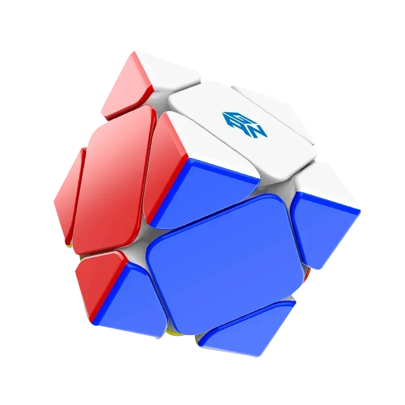 【JudyCube】GAN Skewb Magnetic (Enhanced UV Coated) Magnetic Magic Speed Cube Professional Fidget Toys GAN Skewb Cubo Magico - NTKSTORE