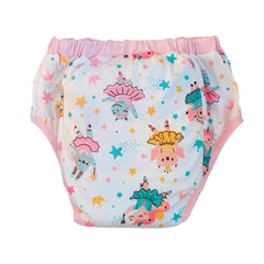 Pink dancing ballet bunny Waterproof Adult Baby Traning Pants DDLG Reusable Nappies Adult Aloth Diaper Potty Underweaer Panties - NTKSTORE