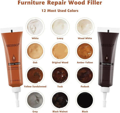 Wood Paint Repair Furniture Restore Stains Markers Cover Surface Scratch for Wooden Floor Table Oak Cabinet Door Veneer Walnut - NTKSTORE