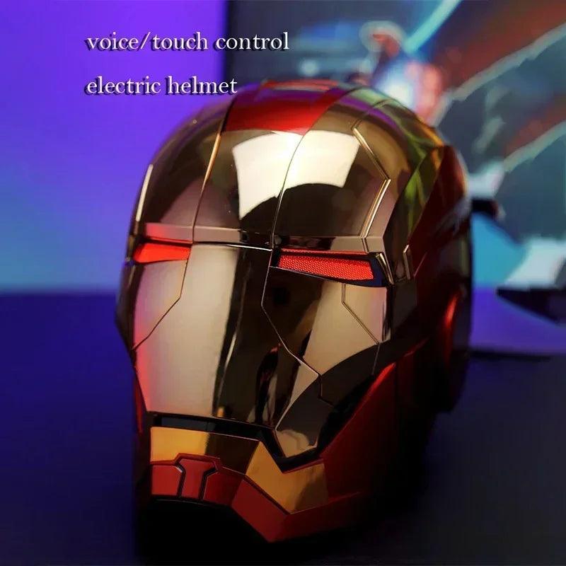 Iron Man Mk5 Helmet War 1:1 Machine Avengers Cosplay Electric Open Close Chinese English Voice Remote Control Birthday Toy Gifts - NTKSTORE