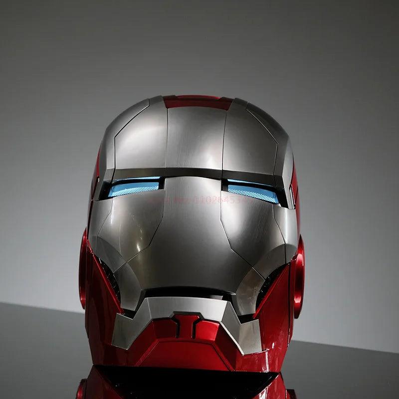 Avengers MK5 Iron Man Helmet Voice Control Helmet Electronic War Machine Open Close Jarvis Command 1:1 Cosplay IronMan Toy Gifts - NTKSTORE