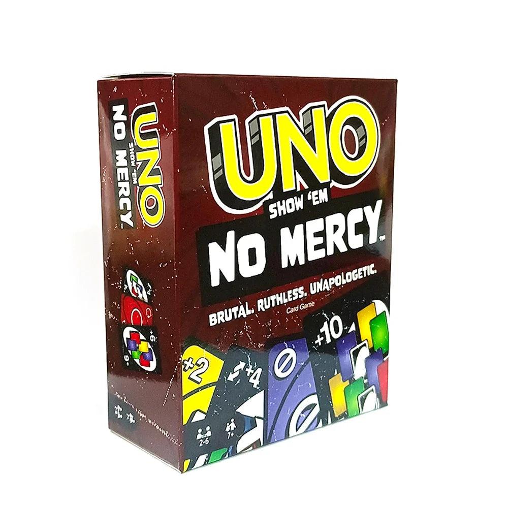 Uno No mercy Game Board Games UNO Cards Table Family Party Entertainment UNO Games Card Toys Children Birthday Christmas - NTKSTORE