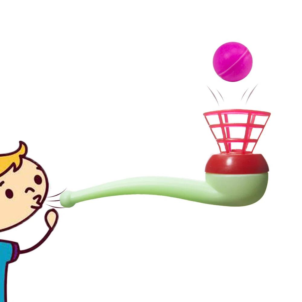 3pcs Plastic Pipe Blowing Ball Kids Toys Outdoor Games Balance Training Educational Toys Learning Toys for Children Funny Gifts - NTKSTORE