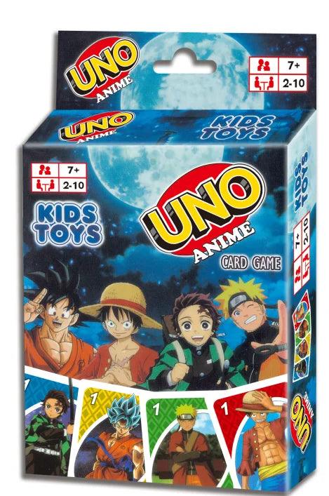 UNO Games Flip Dos Pokemon Avengers Anime Kids and Family Card Board Game Funny Uno Gifts - NTKSTORE