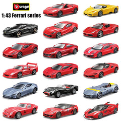 Bburago 1:43 Ferrari Collection Purosangue SP2 ROMA 250 458 488 GTB Alloy Luxury Vehicle Diecast Cars Model Toy Collection