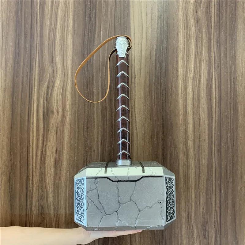 44cm Thor's Hammer Cosplay 1:1 Thunder Hammer Weapons Model Kids Gift Avengers Superhero Role Playing Captain America Iron Man - NTKSTORE