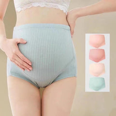 Pregnant Women High Waist Underwear Cotton High Waisted And Lightweight Pressure Reducing Underwear For Pregnant Women