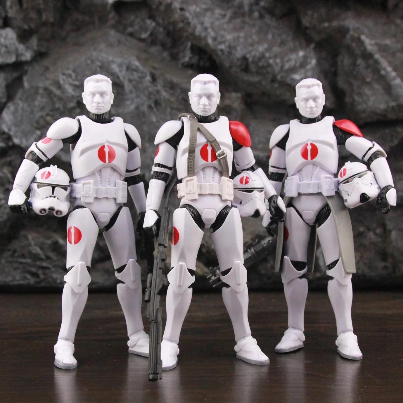 New Body - Star Wars 91st Mobile Reconnaissance Corps Commander Neyo Lieutenant Jester Recon Trooper 6" Action Figure Clone Toys - NTKSTORE