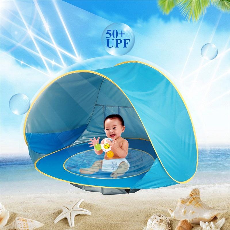 Baby Beach Tent Shade Pool UV Protection Sun Shelter Infant Outdoor Toys Swimming Pool Play House Tent Toys for Kids Children - NTKSTORE