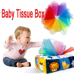 Montessori Toys Magic Tissue Box Baby Educational Learning Activity Sensory Toy for Kids Finger Exercise Busy Board Baby Game - NTKSTORE