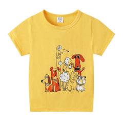 Children's Clothing Boys Girls T-Shirt Kids Clothes Cartoon Summer Tops Long Sleeve Baby Clothing Spring Cotton Ropa De Niña - NTKSTORE