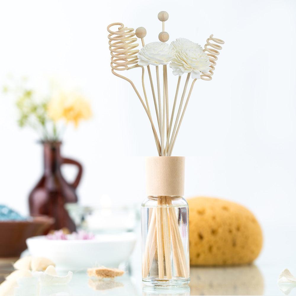 NEW 6PCS/8PCS/9PCS Artificial Flower Rattan Reed Fragrance Aroma Diffuser Refill Stick DIY Floral - NTKSTORE