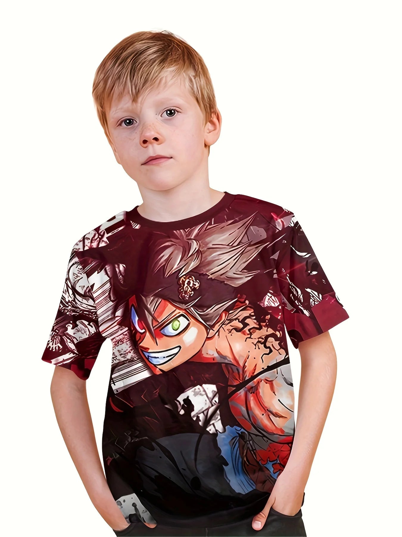 MINISO Summer New Children's Cartoon Print T-shirt 4-14 Year Old Boys Casual Top for Girls Clothing Boys Breathable T-shirt 2024 - NTKSTORE