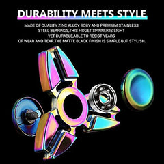 Metal Spinner Fidget High Speed Hand Spinners Stress Relief Fidget Toys Birthday Party Favors Classroom Prize for Kids Adult - NTKSTORE