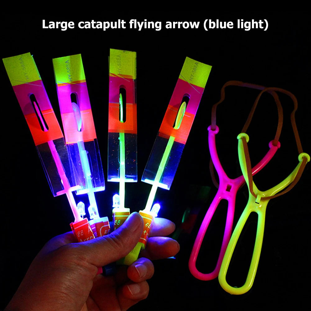 Slingshot Light LED Flying Toys pour garçons et filles, batterie 62, jeu de plein air, hélicoptère, meilleurs cadeaux - NTKSTORE