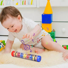 Rainmaker Baby Toy Rain Stick Musical Toys For Babies 1 2 3 Year Hand Shaker Rattles Toy Educational Instrument Toy For Children - NTKSTORE