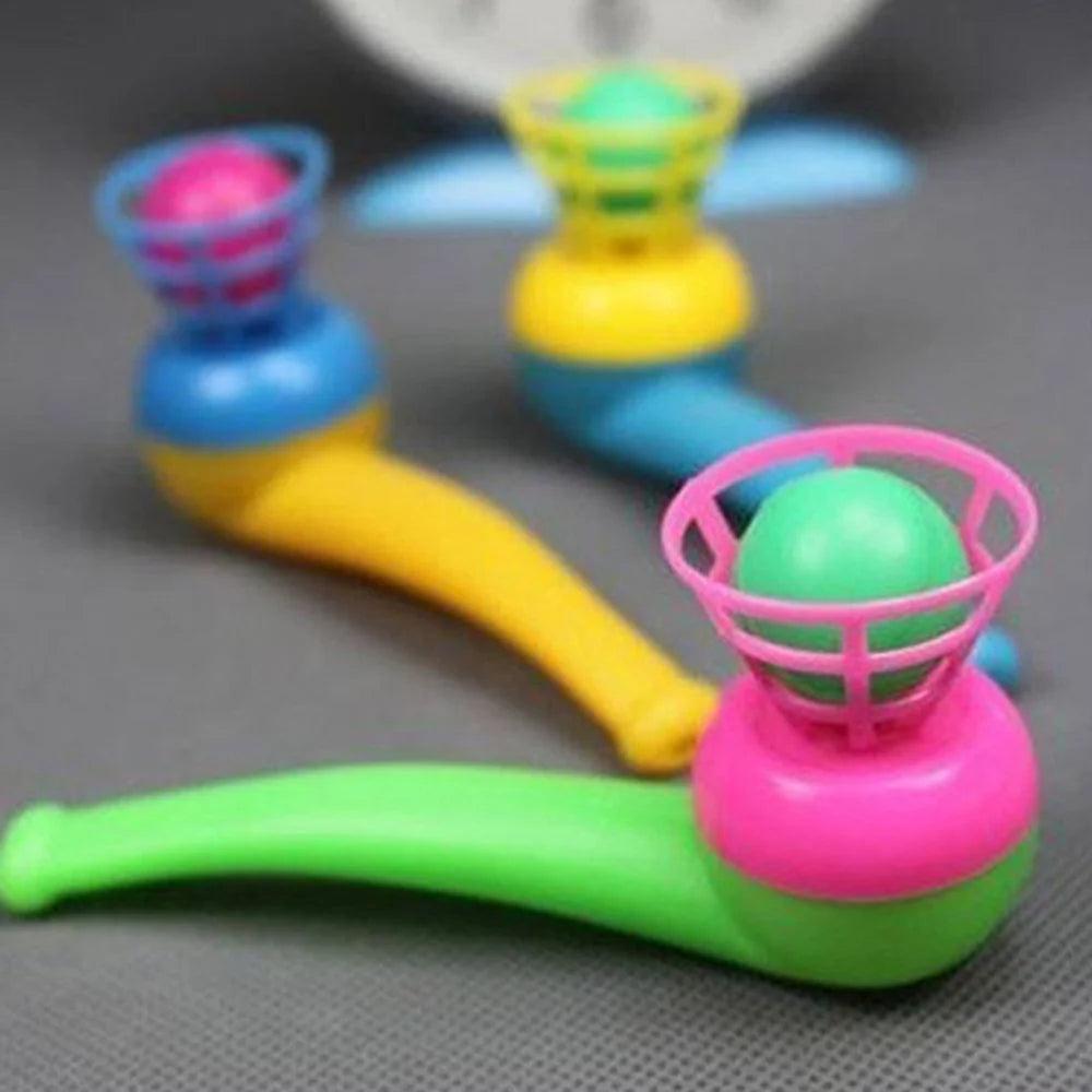 3pcs Plastic Pipe Blowing Ball Kids Toys Outdoor Games Balance Training Educational Toys Learning Toys for Children Funny Gifts - NTKSTORE