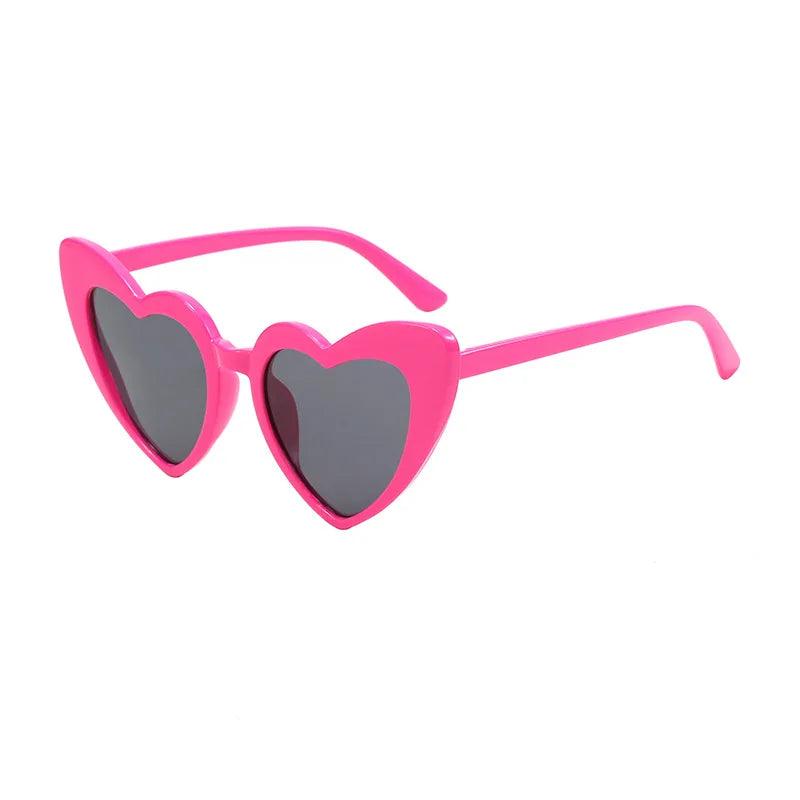 Heart Shaped Sunglasses for Women Retro Cat Eye Sunglasses Wedding Engagement Decoration Shopping Traveling Party Accessories - NTKSTORE