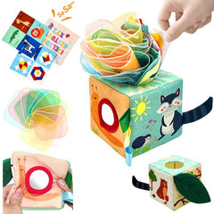 Baby Montessori Toy Magic Tissue Box Cotton Educational Learning Activity Sensory Toy For Kids Finger Exercising Busy Board Game - NTKSTORE