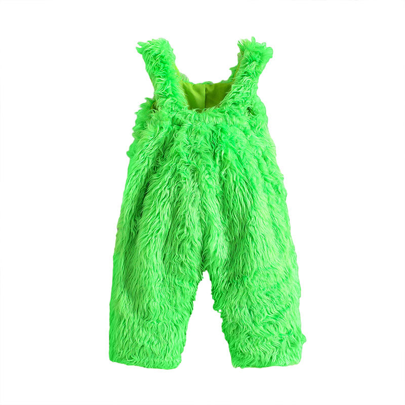 2023-08-04 Lioraitiin 6M-4Y Newborn Baby Boys Girls Christmas Outfits Long Sleeve Christmas Costume Novelty Xmas Furry Outfits - NTKSTORE