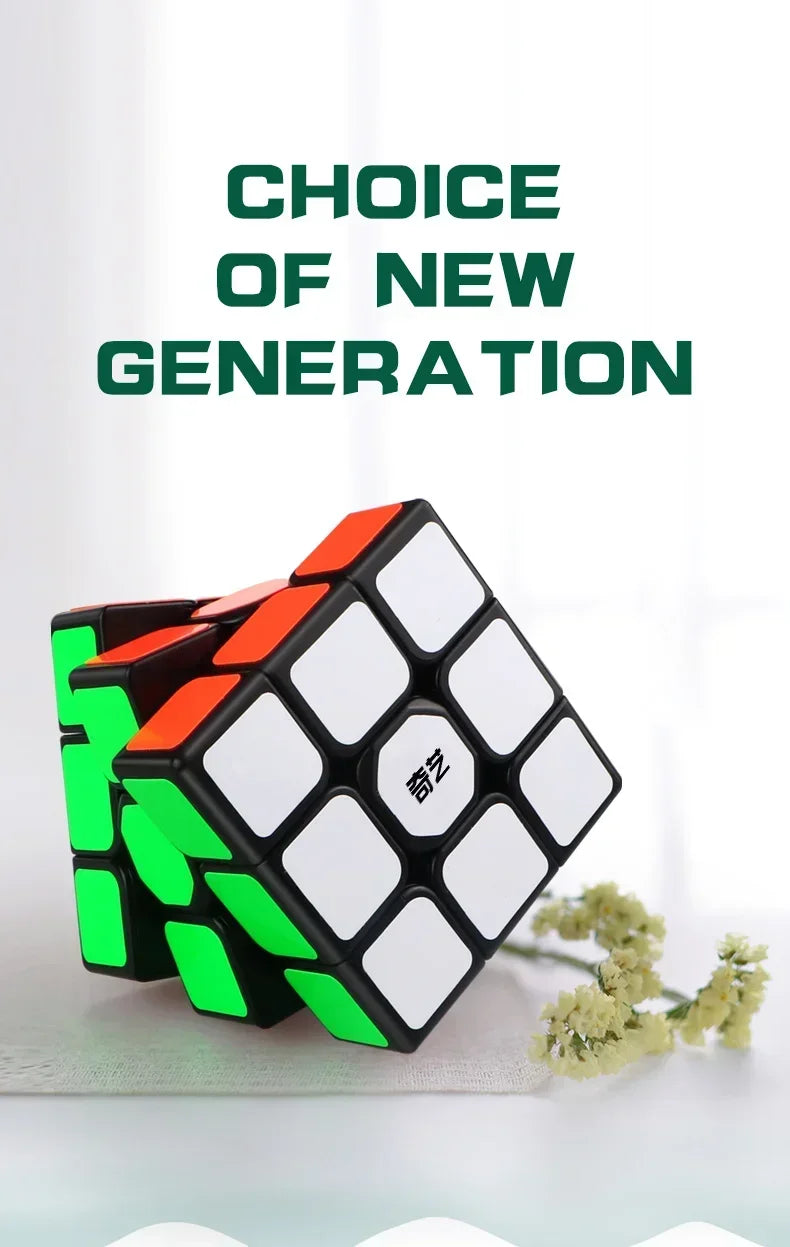 [Picube] QiYi Sailing W 3x3x3 QiHang W Speed Magic Cube Black Professional 3x3 Cube Puzzle Educational Toys For Kids Gift - NTKSTORE