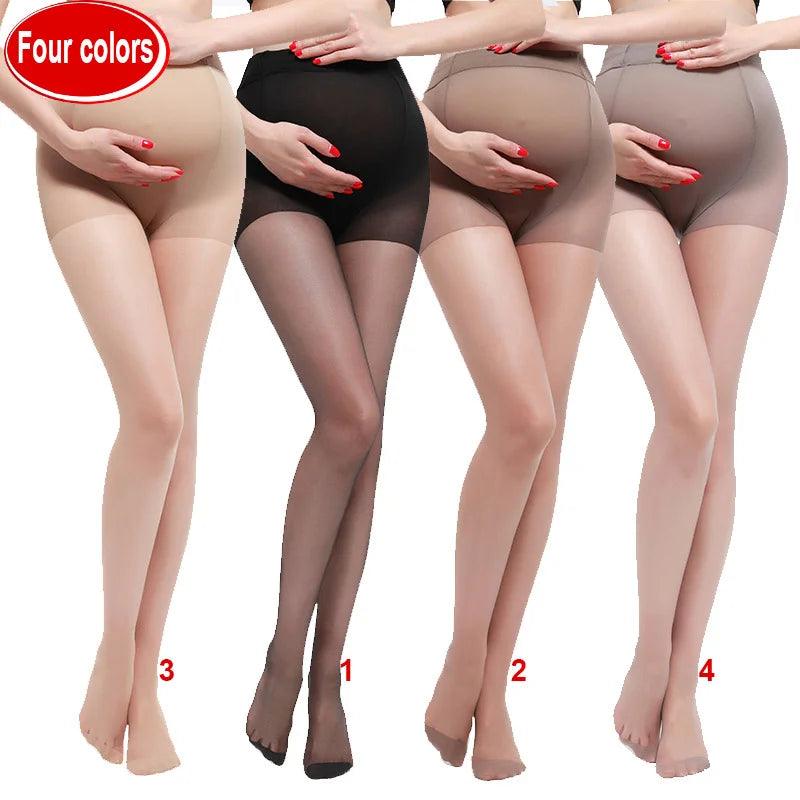 Summer Women Thin Socks Pregnant Maternity Pantyhose Pregnancy Leg Pants High Elastic Hosiery - NTKSTORE