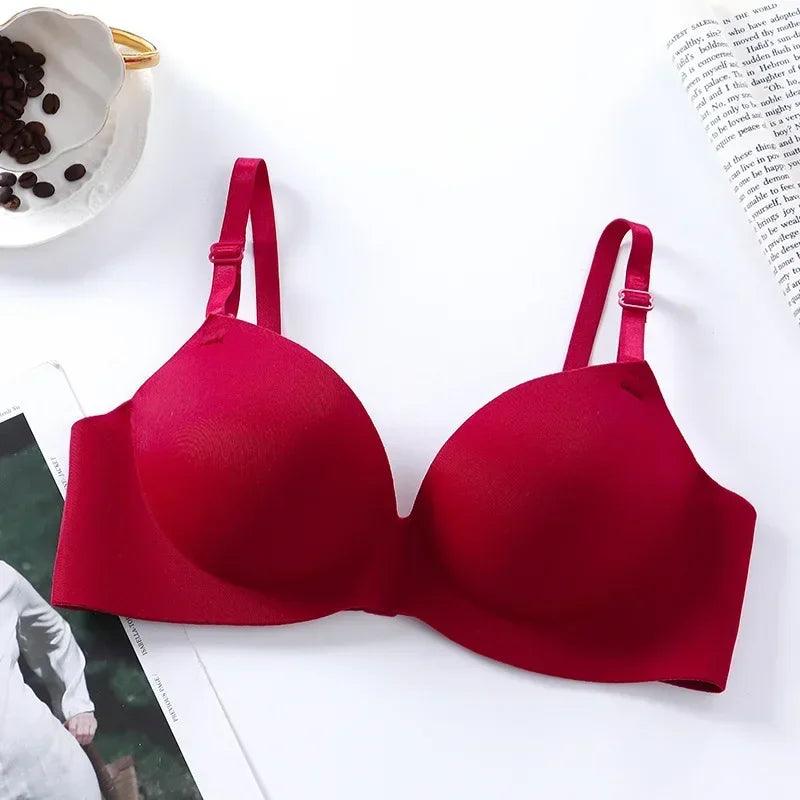 Women Seamless Bra Sexy Push Up Bralette No Wire Girls Students Breathable Lingerie Fashion 3/4 Cup Wireless Female Lingerie - NTKSTORE