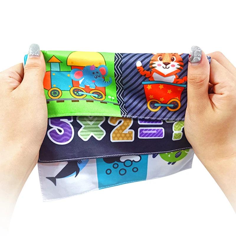 Baby Tissue Box Montessori Educational Toys Colorful Soft Sensory Toy For Toddler Finger Exercise Pumping Silk Scarf Gifts 0-18M - NTKSTORE