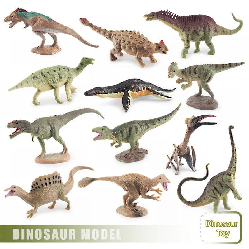 12Pcs/Set Dinosaur Educational Figurine - NTKSTORE