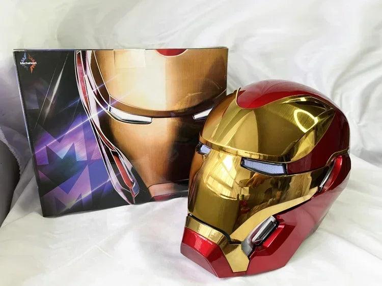 Iron Man 1:1 Mk50 Mk5 Helmet Voice Control Eyes With Light Avengers Electric Model Toys For Adult Technology Wearable Xmas Gift - NTKSTORE