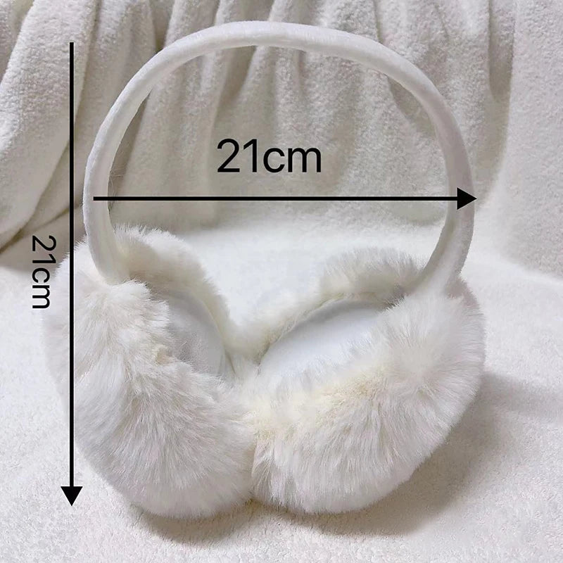 Warm Plush Foldable Earmuff Women Winter Student Outdoor Windproof Ear Cover Ear Warmer Winter Accessories Wholesale - NTKSTORE