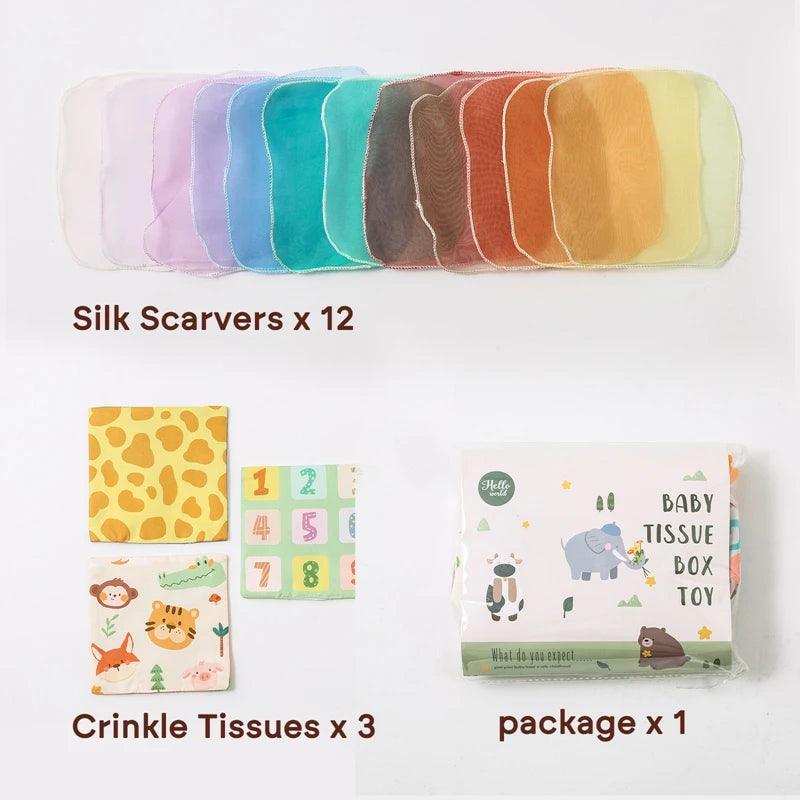 Montessori Toys Magic Cotton Animal Tissue Box Kids Finger Exercise Busy Board Toys Baby Educational Activity Sensory Game Gifts - NTKSTORE