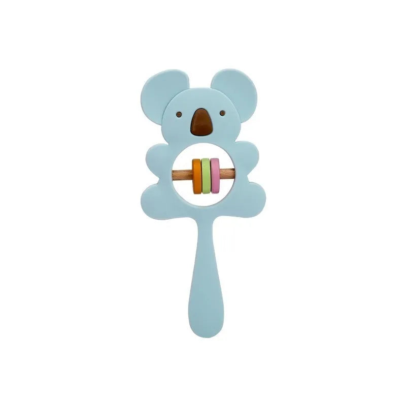 Silicone Rattles for Kids Animal Koala Handbells Newborn Baby Bed Bell Educational Toys Safe Food Grade Baby Teether Baby Items - NTKSTORE