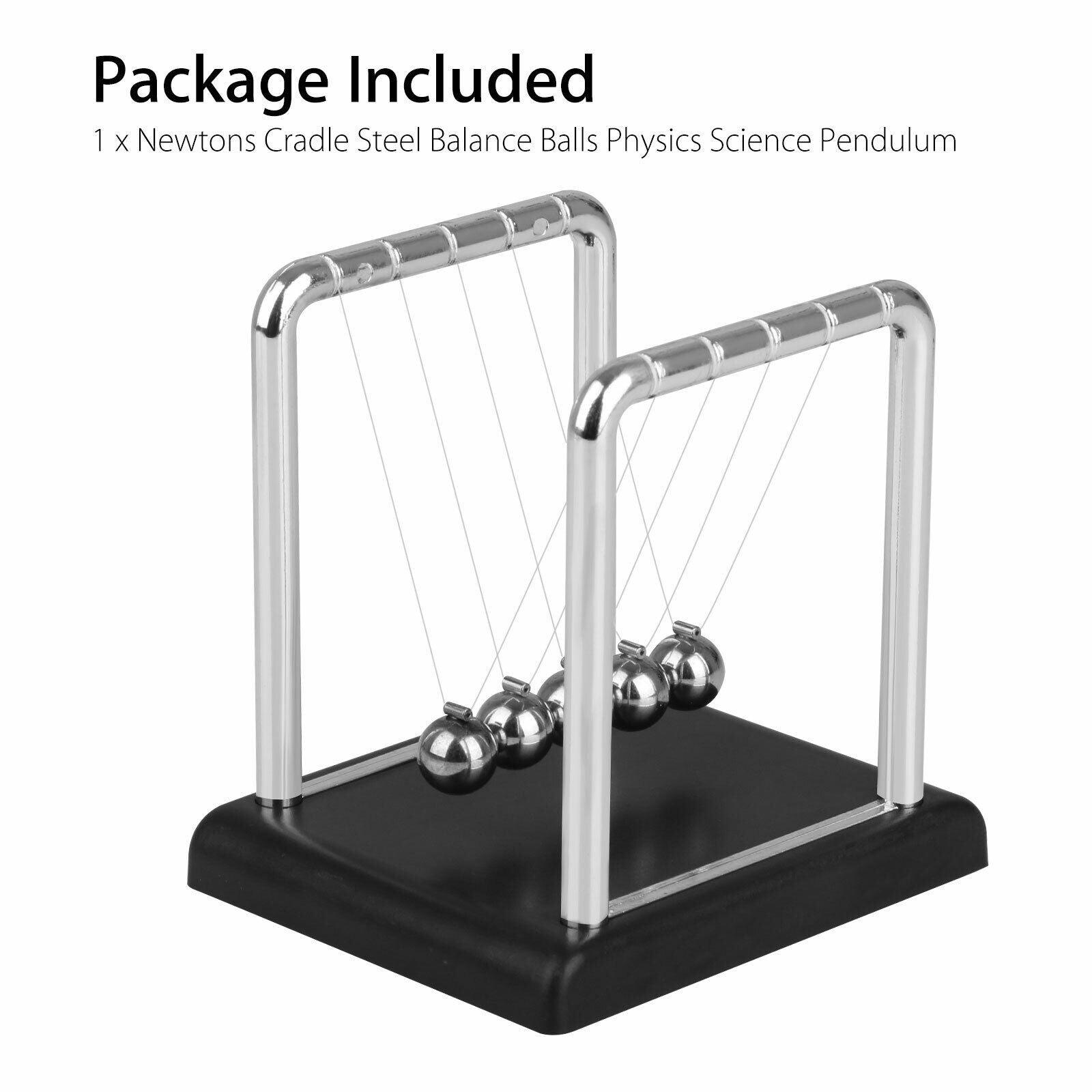 Newtons Cradle metal Balance Ball Physics Sciences - NTKSTORE