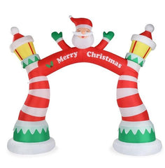 8.9 FT Lighted Christmas Inflatable Archway - NTKSTORE