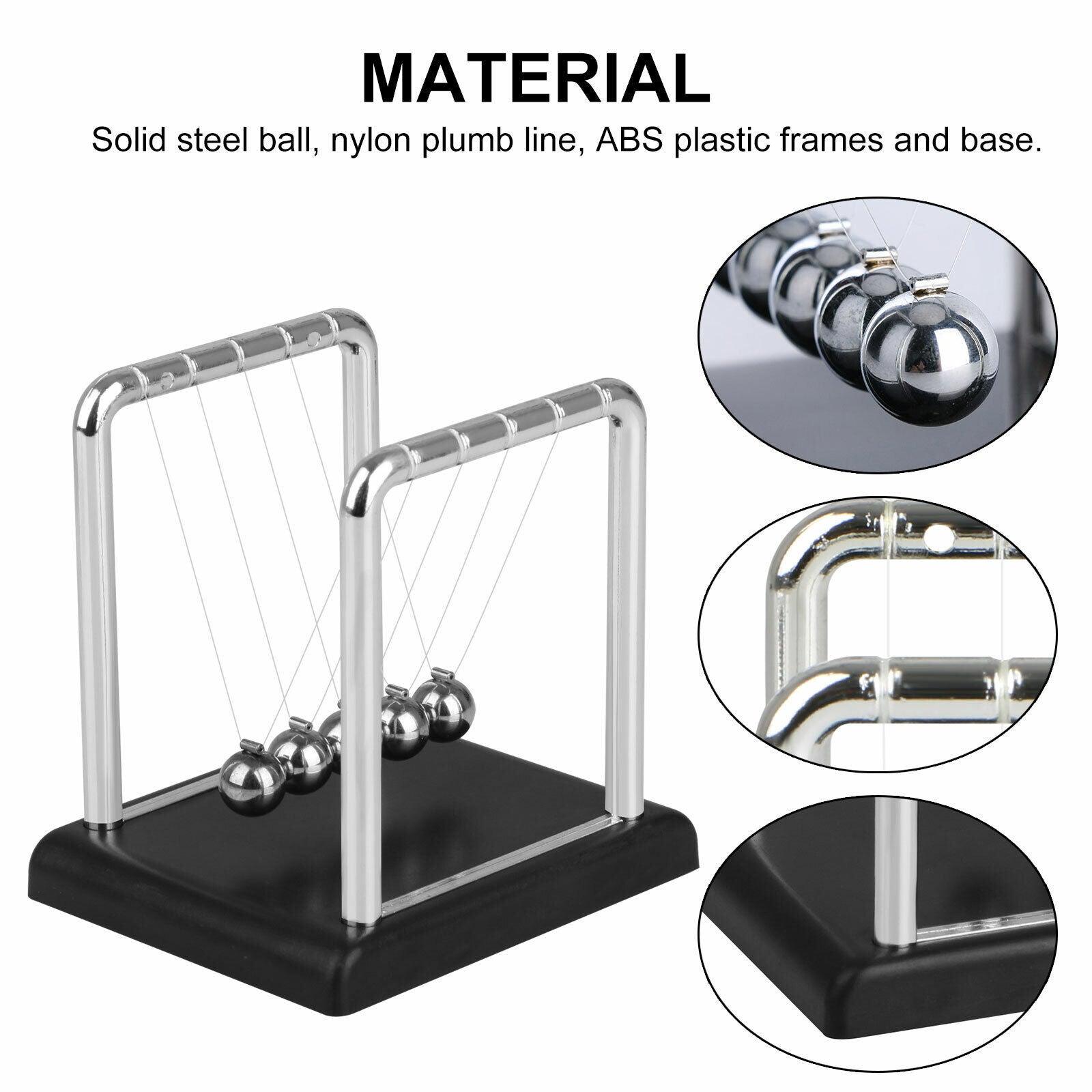 Newtons Cradle metal Balance Ball Physics Sciences - NTKSTORE