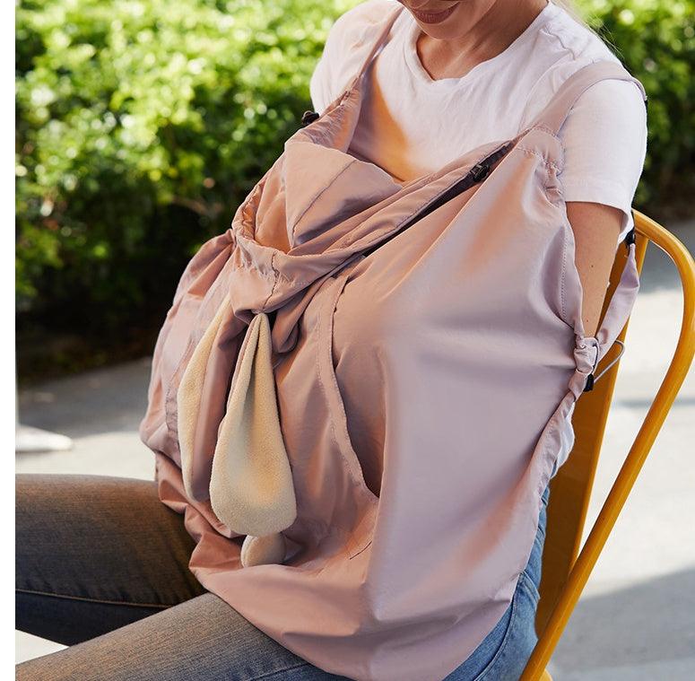 Baby Carrier Cover Hooded Stretchy Cloak Multifunctional Baby Cartoon Cloak Wrap Sling Windproof Newborn Stroller Blanket Cover - NTKSTORE