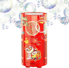 Fireworks Bubble Machine With 80ml Bubble Solution, Portable Automatic Bubble Machine With Lights And Closeable Music, Bubble Maker Toys For Kids Outside Activities Parties Wedding Christmas - NTKSTORE