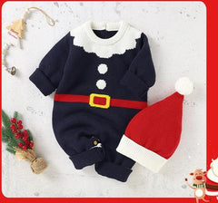 Baby Knitted Jumpsuits Christmas Cute Clothes And Hats - NTKSTORE