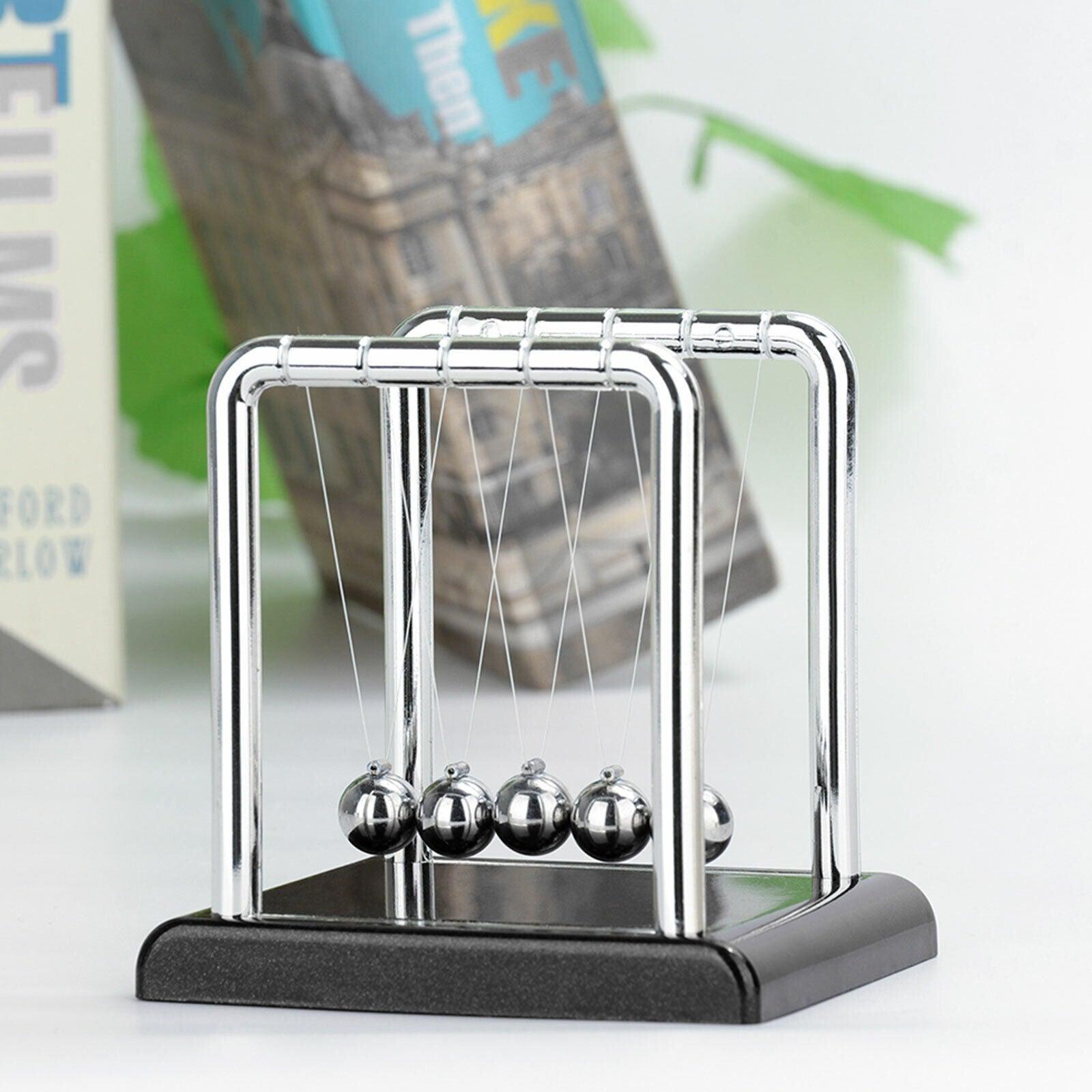 Newtons Cradle metal Balance Ball Physics Sciences - NTKSTORE