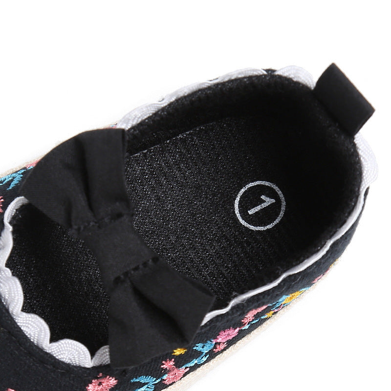 Baby Girl Spring Summer Autumn Floral Soft Bottom Toddler Shoes